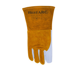 BAO TAY HÀN TIG/MIG BESTARC BẰNG DA, 5" (THÂN VÀNG)